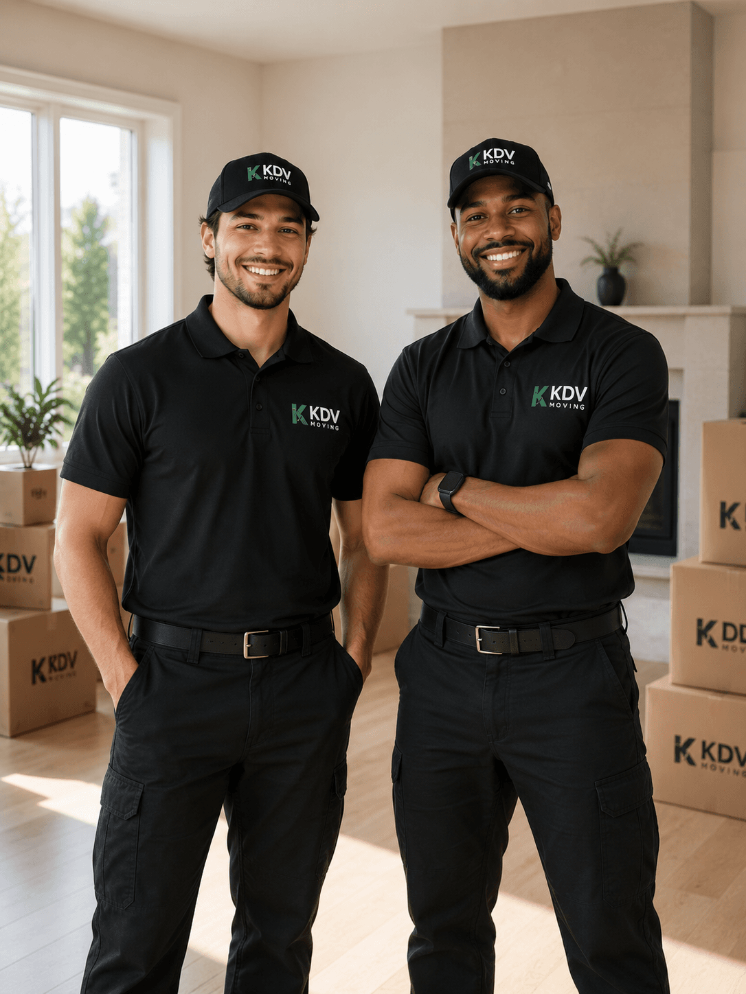 Uniformed KDV movers